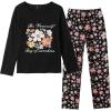 Vopmocld Big Girls Cute Pajama Sets Long Sleeve Lovely Sleepwear 2 Piece PJS Multiple Cartoon Jammies(Florals)