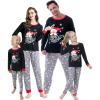 Vopmocld Christmas Family Matching Pajama Red Holiday Pjs Sets Cotton Sleepwear(Santa Claus)