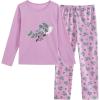 Vopmocld Young Girls Lovely Bunny Pajama Sets Cotton Long Sleeve Pjs Clothes Sleepwear Shirts(Raccoon)