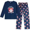 Vopmocld Young Girls Lovely Bunny Pajama Sets Cotton Long Sleeve Pjs Clothes Sleepwear Shirts(Strawberry Bear)