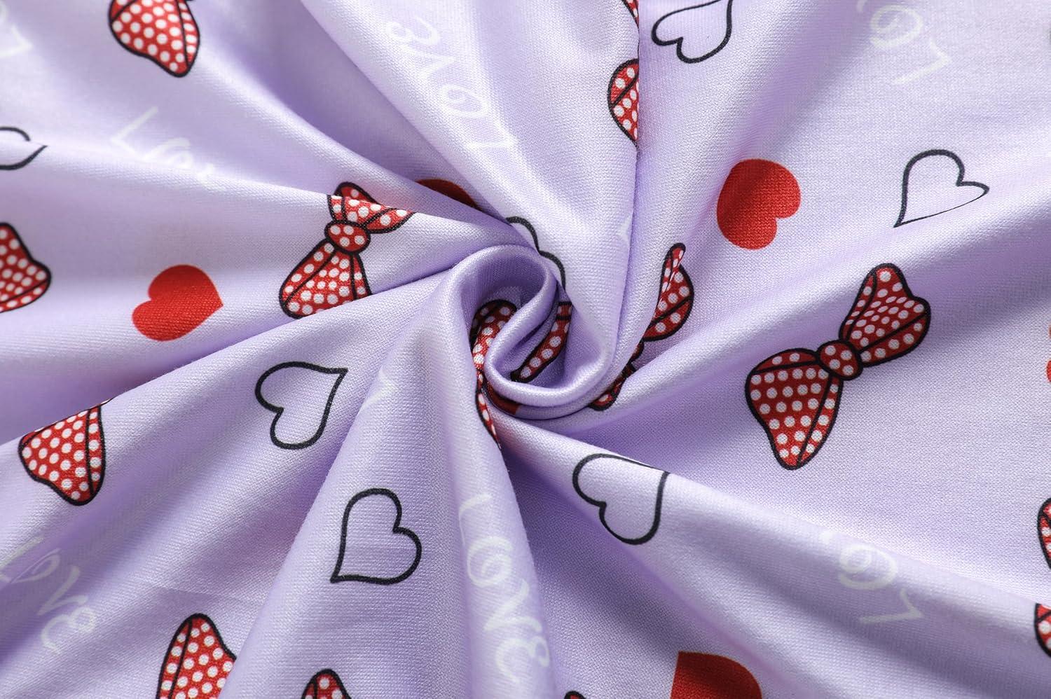 imageVopmocld Girls Pajama Sets 3pcs Button Down Short Sleeve Long Pants With Shorts Sleepwear Cute Patterns Nighty For TeensPolka Dot Bowknot