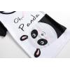Vopmocld Big Girls Summer Short Sleeve Pajama Sets Cute Cat Patterns Sleepwear Nighty 100% Cotton(Big Panda)