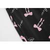 Vopmocld Big Girls Summer Short Sleeve Pajama Sets Cute Cat Patterns Sleepwear Nighty 100% Cotton(Bowknot)