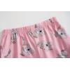Vopmocld Big Girls Summer Short Sleeve Pajama Sets Cute Cat Patterns Sleepwear Nighty 100% Cotton(Koala)