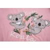 Vopmocld Big Girls Summer Short Sleeve Pajama Sets Cute Cat Patterns Sleepwear Nighty 100% Cotton(Koala)