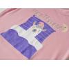 Vopmocld Big Girls Summer Short Sleeve Pajama Sets Cute Cat Patterns Sleepwear Nighty 100% Cotton(Llama)