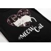 Vopmocld Big Girls Summer Short Sleeve Pajama Sets Cute Cat Patterns Sleepwear Nighty 100% Cotton(Love Cat)