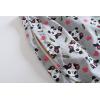 Vopmocld Big Girls Summer Short Sleeve Pajama Sets Cute Cat Patterns Sleepwear Nighty 100% Cotton(Panda)