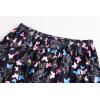 Vopmocld Girls Pajama Sets 3pcs Button Down Short Sleeve Long Pants With Shorts Sleepwear Cute Patterns Nighty For Teens(3pcs/Butterfly-unicorns)