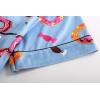 Vopmocld Girls Pajama Sets 3pcs Button Down Short Sleeve Long Pants With Shorts Sleepwear Cute Patterns Nighty For Teens(3pcs/Donuts)