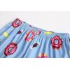 Vopmocld Girls Pajama Sets 3pcs Button Down Short Sleeve Long Pants With Shorts Sleepwear Cute Patterns Nighty For Teens(3pcs/Donuts)