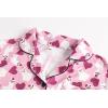 Vopmocld Girls Pajama Sets 3pcs Button Down Short Sleeve Long Pants With Shorts Sleepwear Cute Patterns Nighty For Teens(3pcs/Llama)