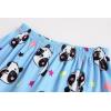 Vopmocld Girls Pajama Sets 3pcs Button Down Short Sleeve Long Pants With Shorts Sleepwear Cute Patterns Nighty For Teens(3pcs/Panda)