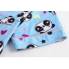 Vopmocld Girls Pajama Sets 3pcs Button Down Short Sleeve Long Pants With Shorts Sleepwear Cute Patterns Nighty For Teens(3pcs/Panda)