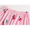 Vopmocld Girls Pajama Sets 3pcs Button Down Short Sleeve Long Pants With Shorts Sleepwear Cute Patterns Nighty For Teens(3pcs/Red Cherry)