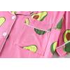 Vopmocld Girls Pajama Sets 3pcs Button Down Short Sleeve Long Pants With Shorts Sleepwear Cute Patterns Nighty For Teens(Avocado)
