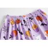 Vopmocld Girls Pajama Sets 3pcs Button Down Short Sleeve Long Pants With Shorts Sleepwear Cute Patterns Nighty For Teens(Cake Pumpkin)