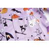 Vopmocld Girls Pajama Sets 3pcs Button Down Short Sleeve Long Pants With Shorts Sleepwear Cute Patterns Nighty For Teens(Cake Pumpkin)