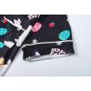 Vopmocld Girls Pajama Sets 3pcs Button Down Short Sleeve Long Pants With Shorts Sleepwear Cute Patterns Nighty For Teens(Easter Black)
