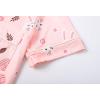 Vopmocld Girls Pajama Sets 3pcs Button Down Short Sleeve Long Pants With Shorts Sleepwear Cute Patterns Nighty For Teens(Easter Pink)