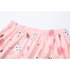 Vopmocld Girls Pajama Sets 3pcs Button Down Short Sleeve Long Pants With Shorts Sleepwear Cute Patterns Nighty For Teens(Easter Pink)