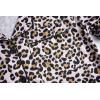 Vopmocld Girls Pajama Sets 3pcs Button Down Short Sleeve Long Pants With Shorts Sleepwear Cute Patterns Nighty For Teens(Full Printed Leopard)