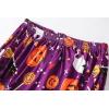 Vopmocld Girls Pajama Sets 3pcs Button Down Short Sleeve Long Pants With Shorts Sleepwear Cute Patterns Nighty For Teens(Halloween)