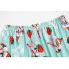 Vopmocld Girls Pajama Sets 3pcs Button Down Short Sleeve Long Pants With Shorts Sleepwear Cute Patterns Nighty For Teens(Xmas Koala)