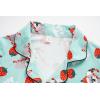 Vopmocld Girls Pajama Sets 3pcs Button Down Short Sleeve Long Pants With Shorts Sleepwear Cute Patterns Nighty For Teens(Xmas Koala)